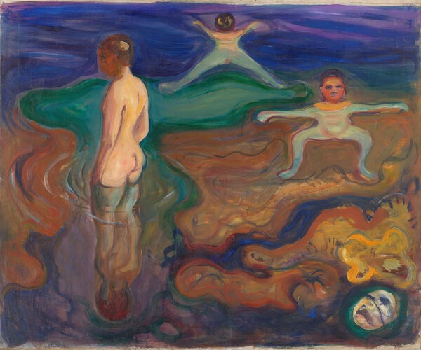 에드바르 뭉크(Edvard Munch), '목욕하는 소년들(Bathing Boys)', 1897~1899. / 오슬로 뭉크미술관 소장 및 제공 